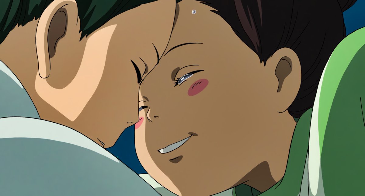 sadanimesquote's tweet photo. I need Ghibli Hugs ❤️ https://t.co/lSYgeVCegZ