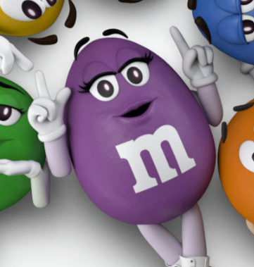 skapadiaDC's tweet photo. Do we think the new Purple @mmschocolate is a descendant of @McDonalds Grimace? https://t.co/HgkzX3tZFk