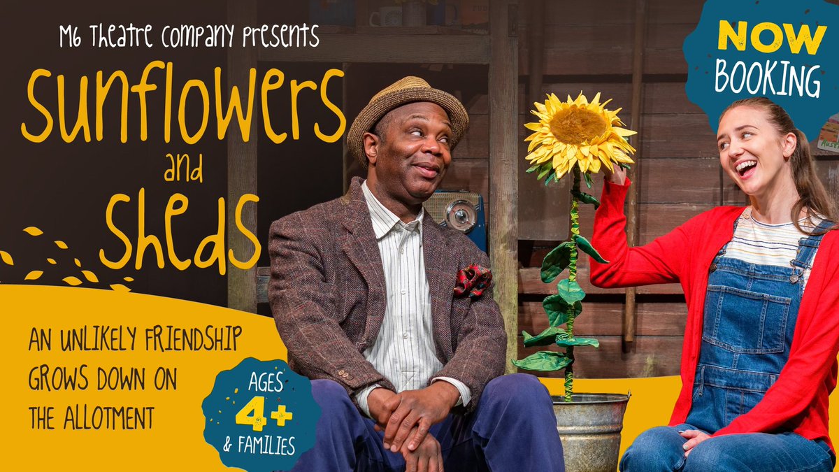Maya Szlachetko (@maya__lana) on Twitter photo Join us in London for ‘Sunflowers & Sheds’🌻Perfect for children age 4+ and families #theatre <a href="/M6Theatre/">M6 Theatre Company</a>
📍Lyric Hammersmith, Lyric Square, King St, London, W6 0QL
📅 Sat 1st Oct 2022
⏰ 11am & 1pm
📍Artsdepot, 5 Nether St, London, N12 0GA
📅 Sun 2nd Oct 2022
⏰ 12pm & 3pm Join us in London for ‘Sunflowers & Sheds’🌻Perfect for children age 4+ and families #theatre <a href="/M6Theatre/">M6 Theatre Company</a>
📍Lyric Hammersmith, Lyric Square, King St, London, W6 0QL
📅 Sat 1st Oct 2022
⏰ 11am & 1pm
📍Artsdepot, 5 Nether St, London, N12 0GA
📅 Sun 2nd Oct 2022
⏰ 12pm & 3pm