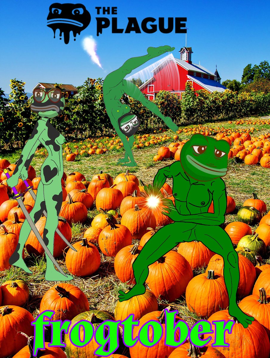 Who's ready for frogtober ? 🐸👀

I know i am 🐸🫡

<a href="/ThePlagueNFT/">The Plague Of Frogs 🐸</a> <a href="/all4myDre/">@all4myDre</a> <a href="/Pons_ETH/">Pons Asinorum</a>