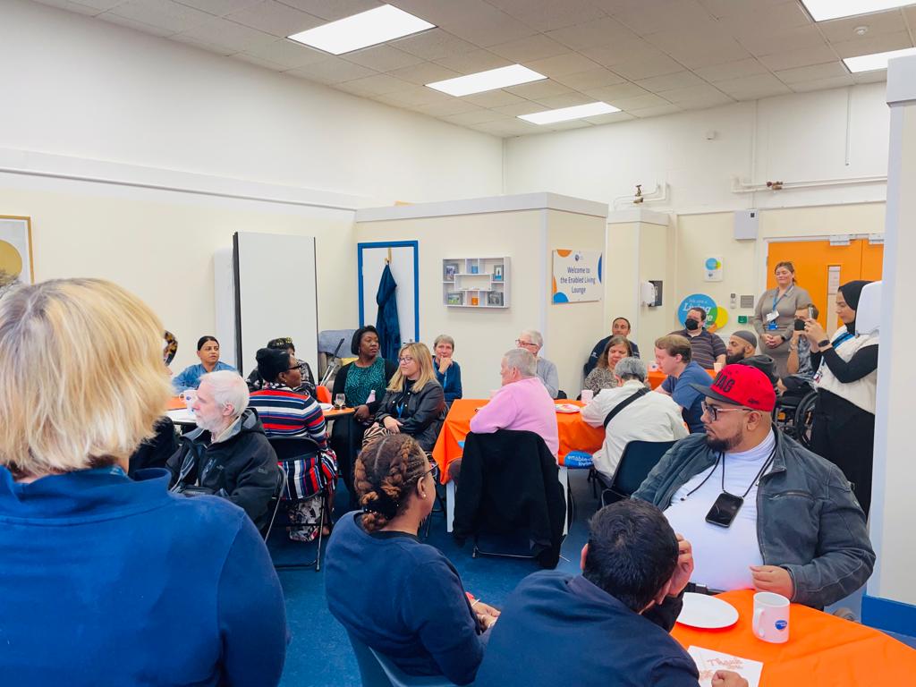 What a great gathering of people! 

Stories, relationships and making things happen with impact!💙🧡

Our stronger together event was to say thank you for the last five years achievements and setting out how we develop and design what's next for Enabled Living #CoProduction
