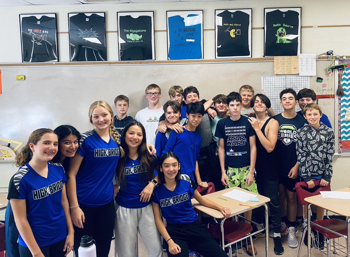 Melissa Betz (@betzlis) on Twitter photo The Algebra Class <a href="/HighBridgeMS/">High Bridge MS</a> made t-shirts! Please vote for your favorite as they will be wearing them on Game Days (test days) to show togetherness! forms.gle/9zer7S4GWXBesG… The Algebra Class <a href="/HighBridgeMS/">High Bridge MS</a> made t-shirts! Please vote for your favorite as they will be wearing them on Game Days (test days) to show togetherness! forms.gle/9zer7S4GWXBesG…