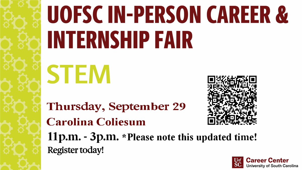 CareerCenterCEC's tweet image. Time change tomorrow for the STEM Career Fair!!!