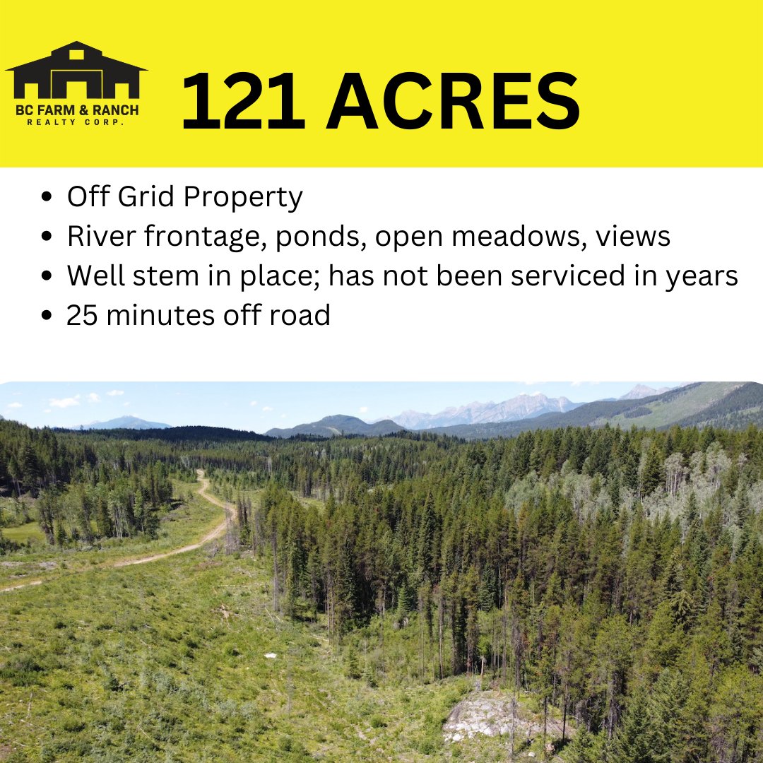 NEW PRICE! ⛰️
4265 Giant Mine Road, Spillimacheen
$999,999 | MLS# 2466300

bcfarmandranch.com/properties/426…