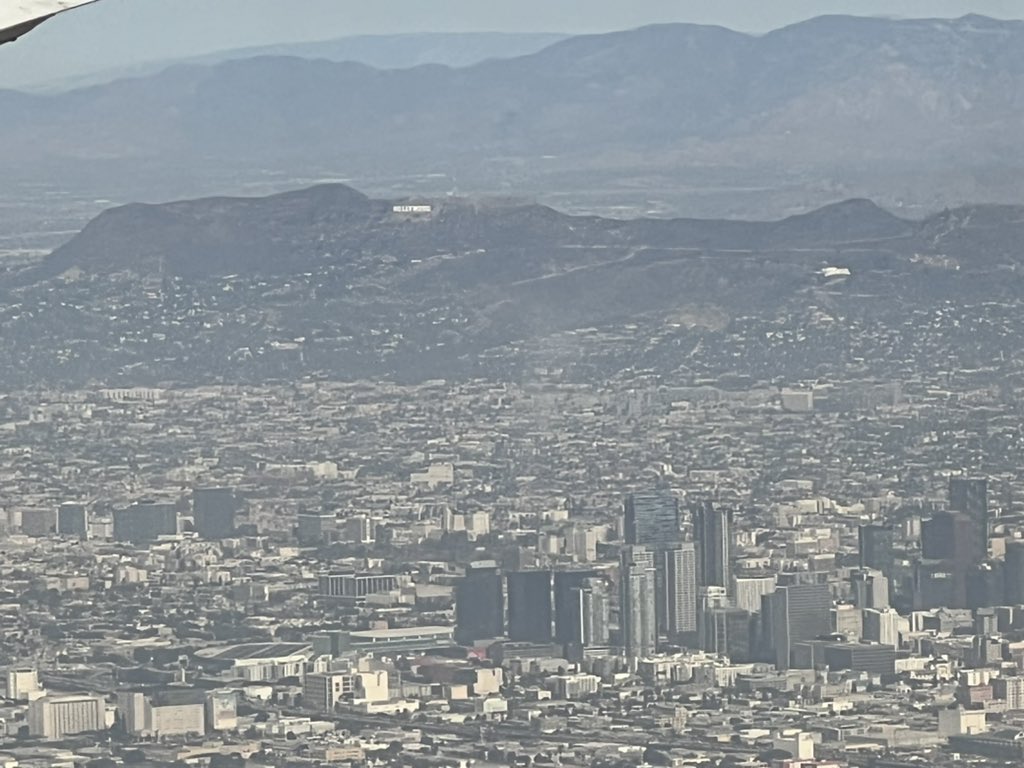 Landed at LAX! Sites from flight