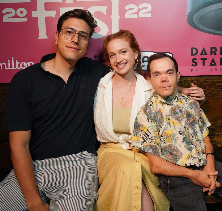 lightscameraatx's tweet image. ICYMI, the @KOOPradio interview with UNIDENTIFIED OBJECTS dir. @JuanFZuleta and stars @_sarahhay and Matthew Jeffers: lightscameraaustin.net/unidentified-o…

#UnidentifiedObjects screens 5:30 pm today @FantasticFest. Streams 9/29-10/4 during #FFatHome. @UO_Film #FantasticFest #FantasticFest2022