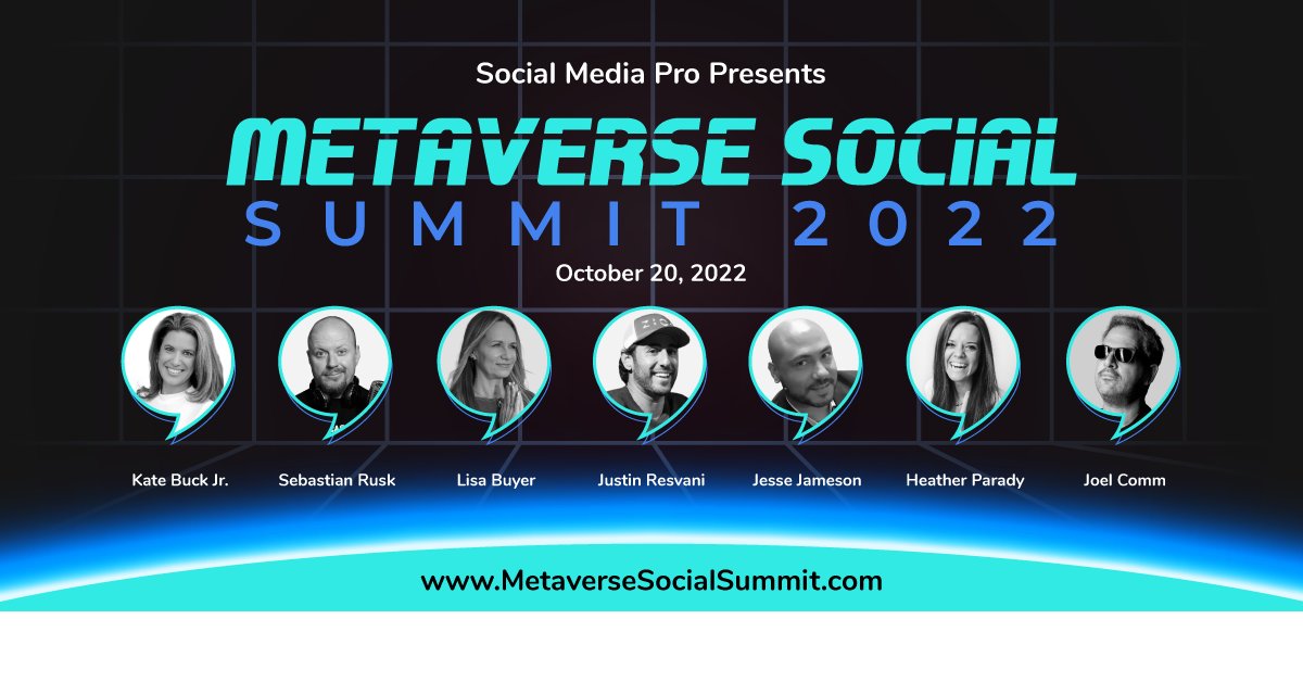 TeamSMPro's tweet photo. Take advantage of the emerging opportunities in Web3. 

Understand how your current skill set will apply in the Metaverse. 

Get immersed in the possibilities for creators and communities. 

Grab a Free Seat: https://t.co/kWoavDICyR

#metaverse #web3 #metaversesocialsummit https://t.co/8k64bh9nZz