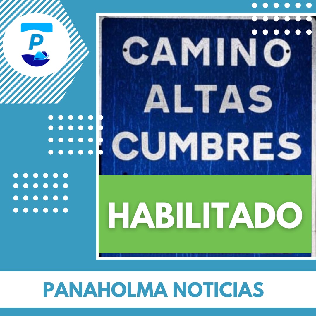 ✅ Camino Altas Cumbres HABILITADO
Ruta E 34

👍🏻Permitida la circulación. 

🌧Llovizna
🌬Viento en calma.
⛄️ Sin precipitaciones de nieve.
🌫 Niebla.

⚠️ Circular con precaución y respetar las señales de tránsito e indicaciones del personal policíal.