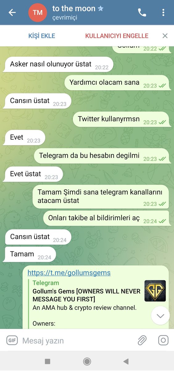 kaan_gollumsgem's tweet photo. Hello My dear @GollumsGems family. I told another friend I met on Telegram about the family. So he Decided to join us. Let's welcome him.🥳🥳🔥🔥♥️♥️
@zeydbinsabit
#GGARMY
#GGSOLDİERS
#MYGGFAM https://t.co/QWFWbhi4CD
