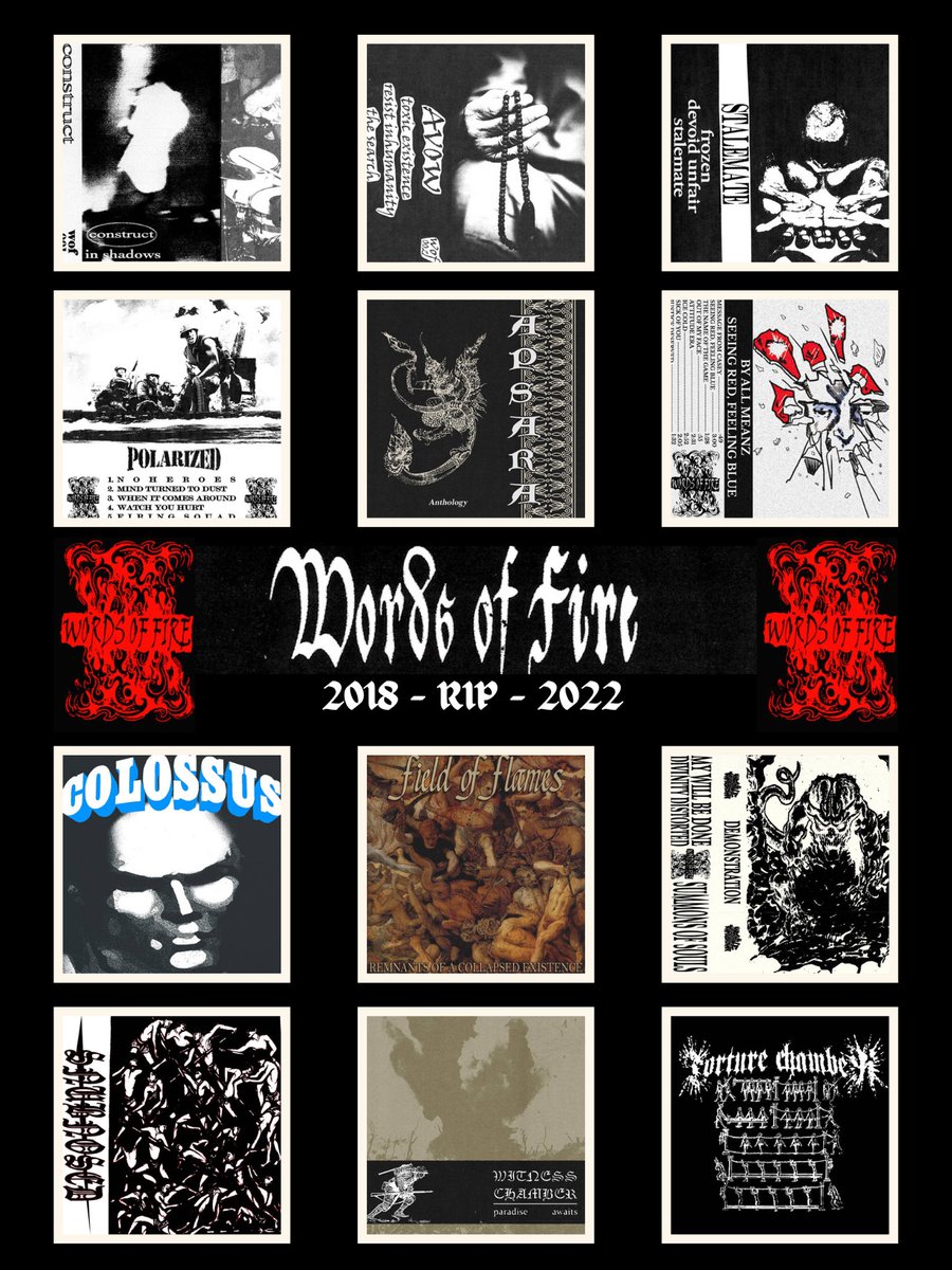 Hail_Grumble's tweet photo. Last night I was bored, reminiscing on @wordsoffirezine &amp; messing around with canva &amp; I designed a poster &amp; phone backgrounds for myself, but the poster I like actually want a real poster of. Maybe someone out there will like these. NW hardcore pride! @WitnessChamber forever! https://t.co/47gLpybEOL