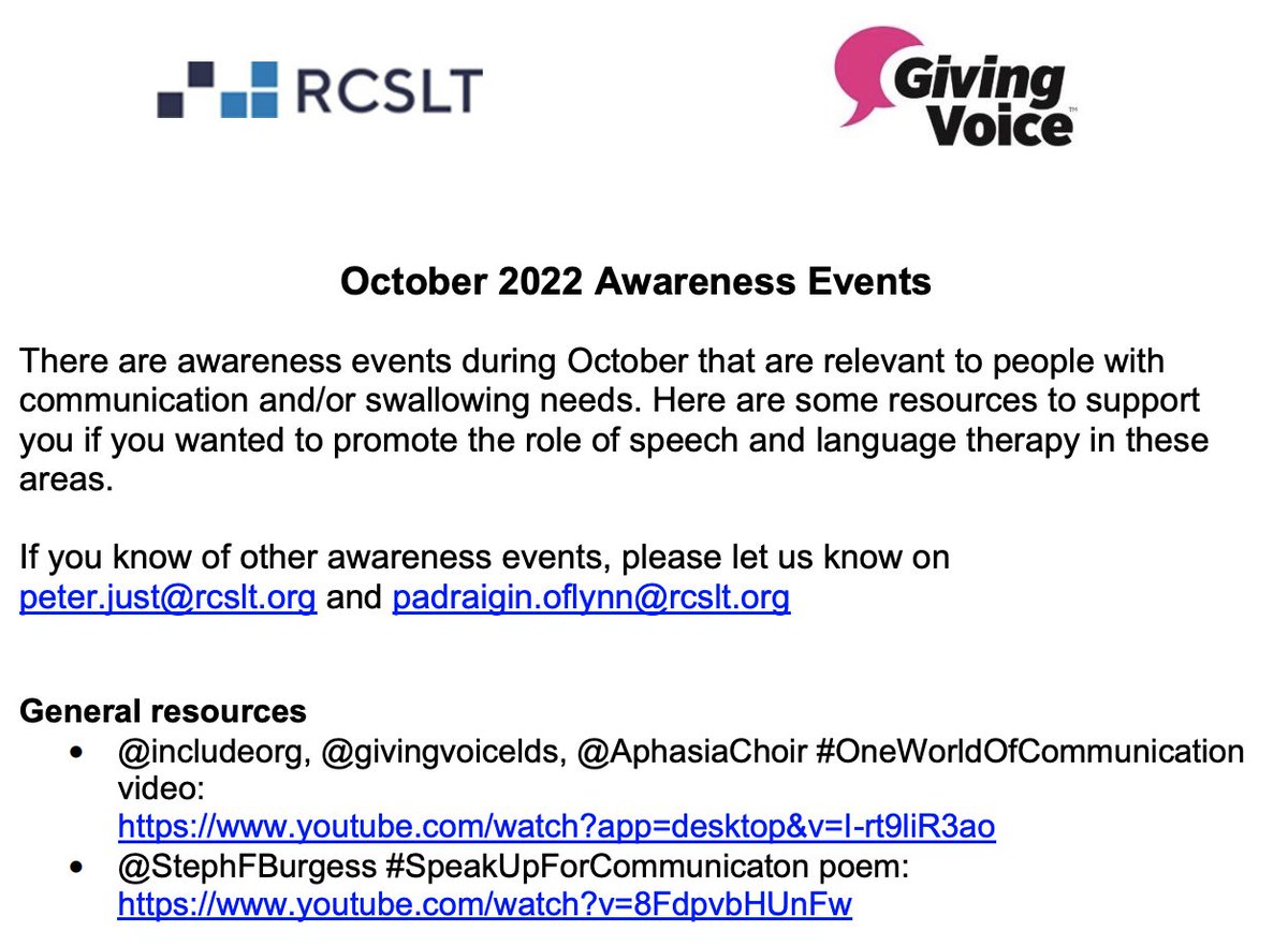 Giving Voice tweet media