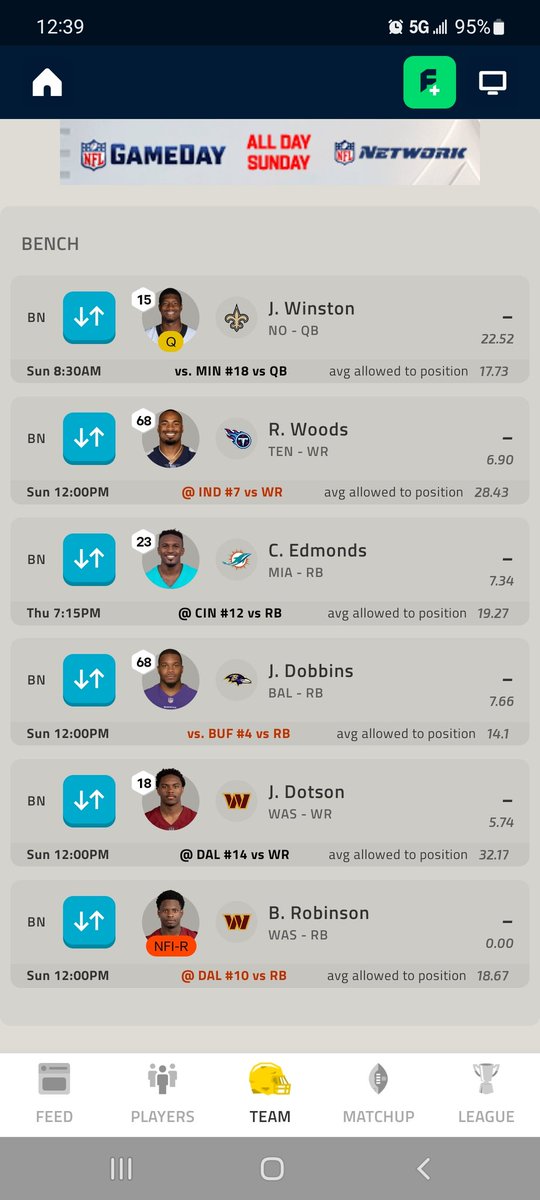 j2esposito's tweet photo. @NFLFantasy https://t.co/ExsKhQsw8T