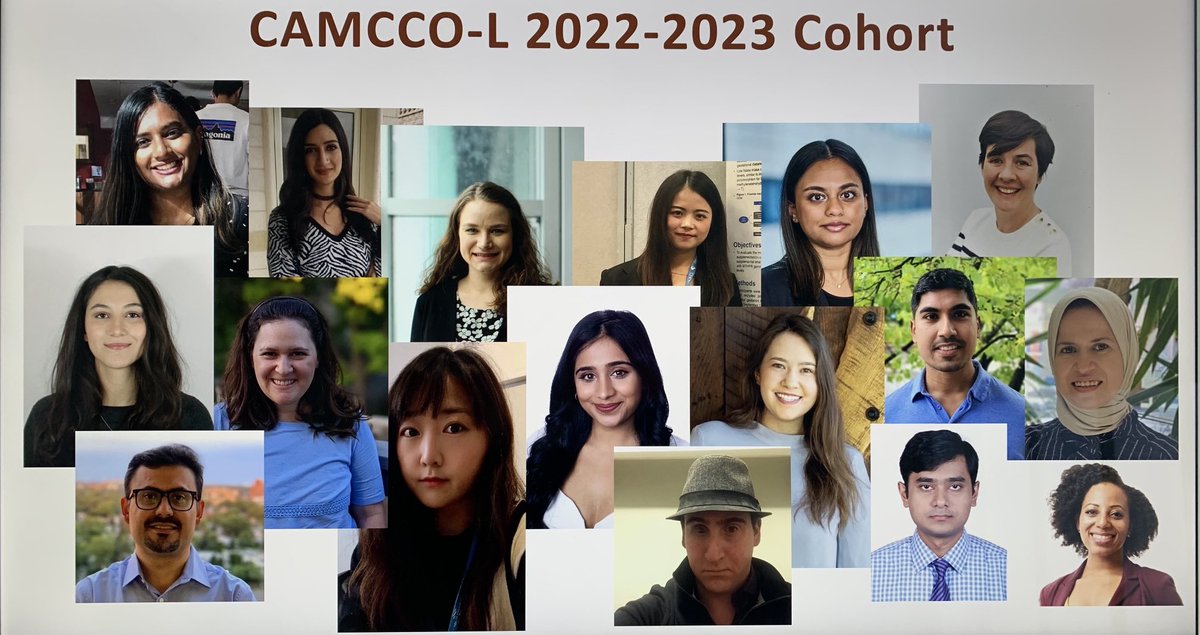 Félicitations à notre première cohorte CAMCCO-L! Congrats to our first CAMCCO-L cohort! ⁦@UMontreal⁩ ⁦@ChuSteJustine⁩ ⁦@uOttawa⁩ ⁦⁦⁦⁦@UofT⁩ ⁦@mcgillu⁩ ⁦@UAlberta⁩ ⁦@umanitoba⁩ ⁦@inrsciences⁩