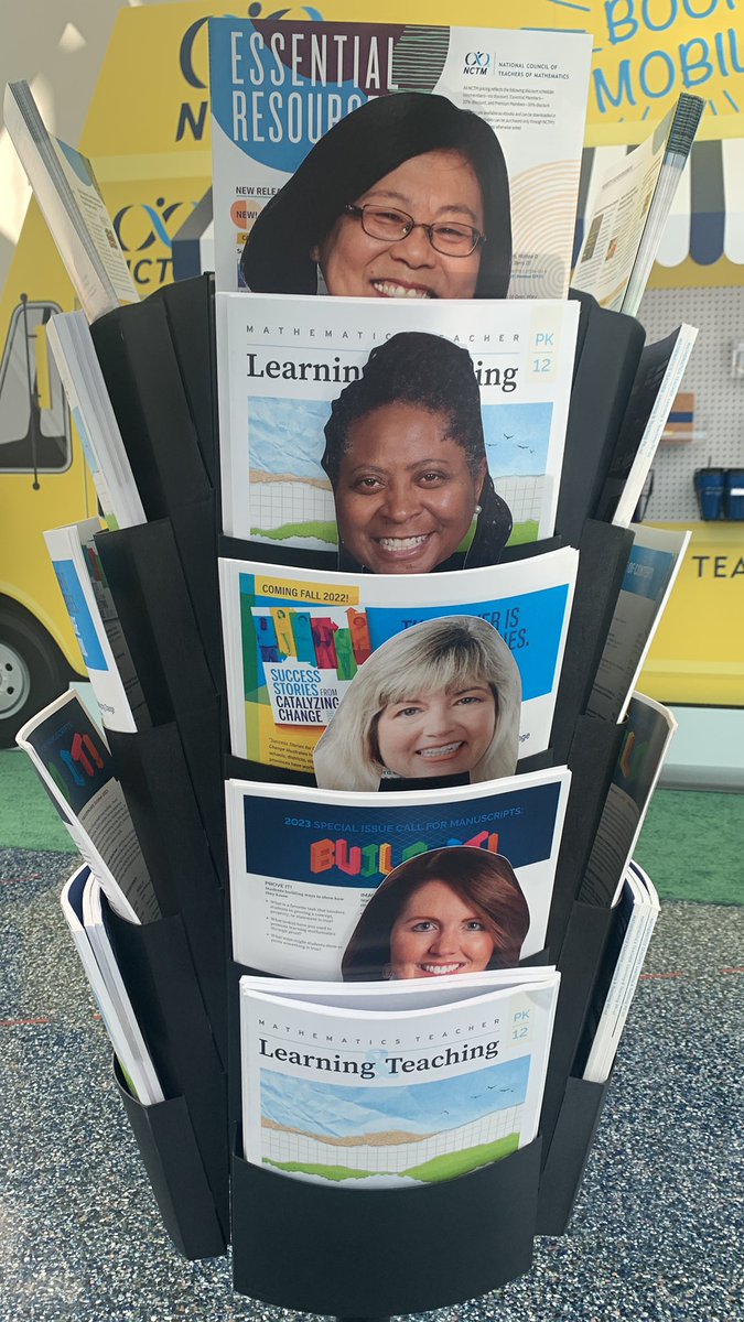 Have you seen these @nctm board members at #NCTMLA22?