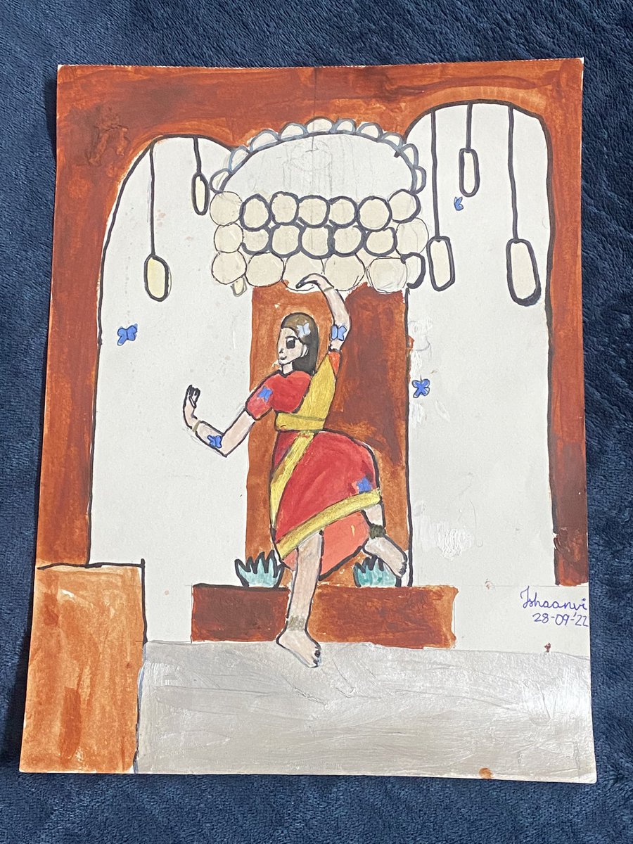 indraneelaroy's tweet photo. @dulQuer Thank you @dulQuer garu @hanurpudi garu @mrunal0801 garu @iamRashmika garu and @VyjayanthiFilms. ISHAANVI is so happy that you replied and she wants to thank again with her new artwork. She can’t get enough of #SitaRamam movie #art #loveforsitaramam #sita #ram https://t.co/x9lsOr3NHb