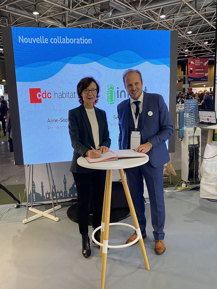 ✒️💻🤝 #CDCHabitat s’engage avec <a href="/Intentnews/">Intent Technologies</a> ! Une nouvelle étape dans la numérisation de la relation fournisseur, de l’entretien du patrimoine et de la relation client. #CongrèsHLM