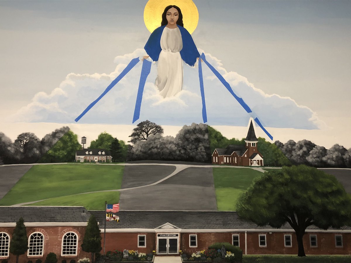 Anne Dillon (@addillon314) on Twitter photo Our Blessed Mother has watched over St. Mary School Bryantown <a href="/SMB_School/">St. Mary's Bryantown</a> for 106 years! #ADWcommUNITY Our Blessed Mother has watched over St. Mary School Bryantown <a href="/SMB_School/">St. Mary's Bryantown</a> for 106 years! #ADWcommUNITY