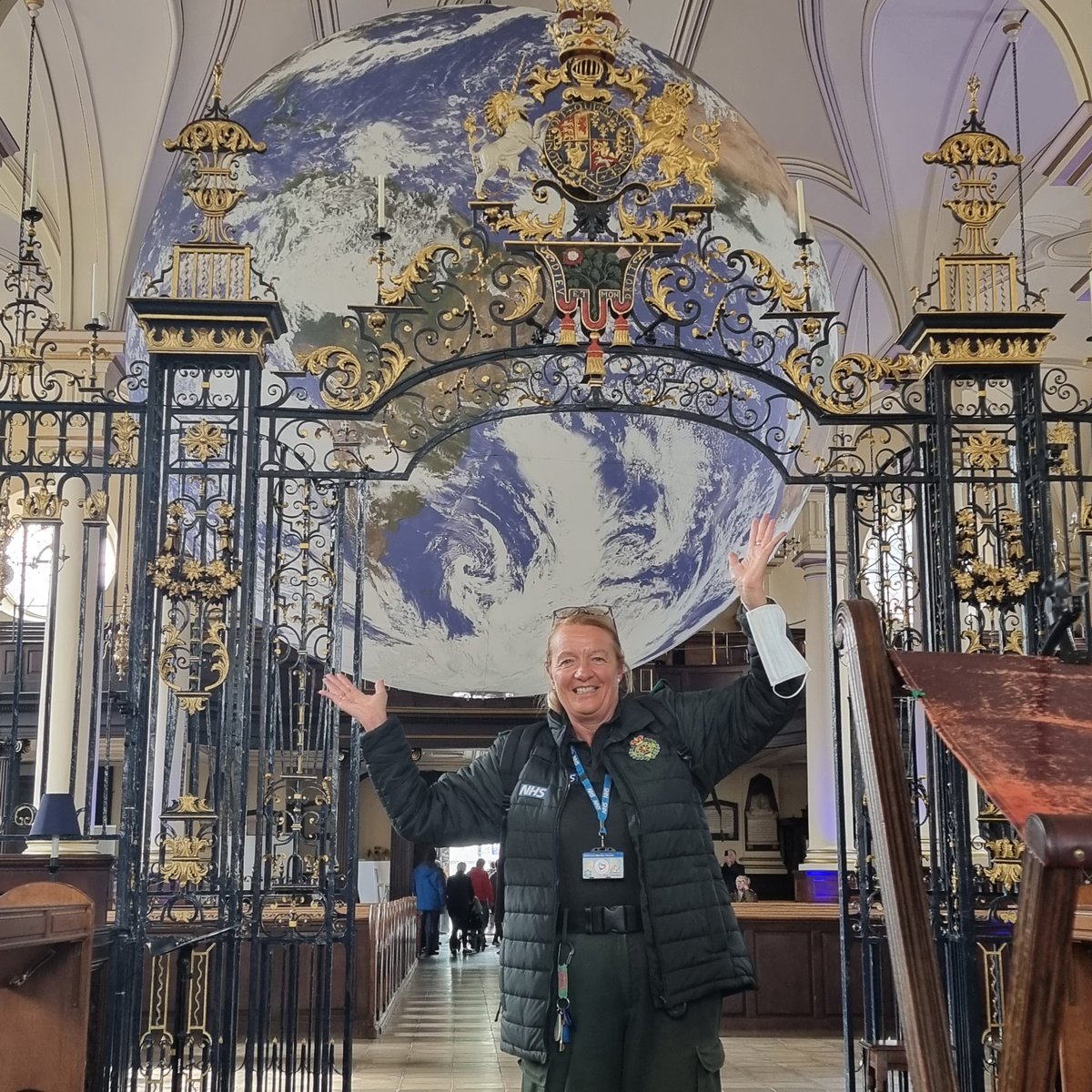cunningham118's tweet photo. @DerbyCathedral looking at the latest exhibition, turned into interesting lunch break as  followed by the #roughsleepers #Homeless who enjoyed it too https://t.co/S0Zgrx7ErL