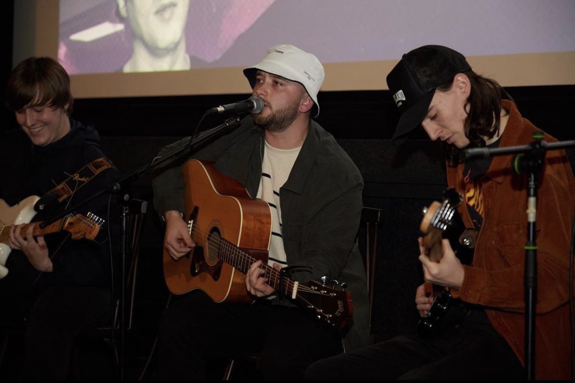 GardenPartyManc's tweet photo. Cheers to @scottsmenswear for kitting us out for the Premiere of Kick out the Jams last thursday! we had an amazing time and thank you to everyone that came! https://t.co/1YuFLFeqi3