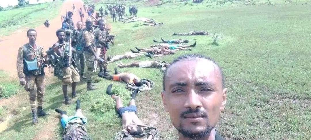 SelassieI24's tweet photo. The Ongoing #AmharaGenocide in Oromia is normalized.
The death of #Amhara has become mere statistics.
While still mourning Z genocide of several hundreds in #June, #August & #Sept, here we are again with more than 200 #Amhara souls slaughtered in three days. #AmharaGenocide https://t.co/iF7VnfiMx4
