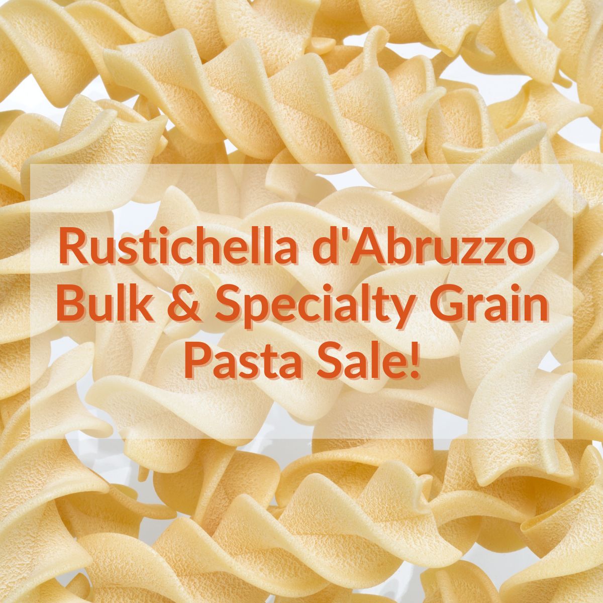 The pasta sale you've been waiting for has begun! Save up to 40% on select Rustichella d'Abruzzo pastas - mailchi.mp/markethallfood…