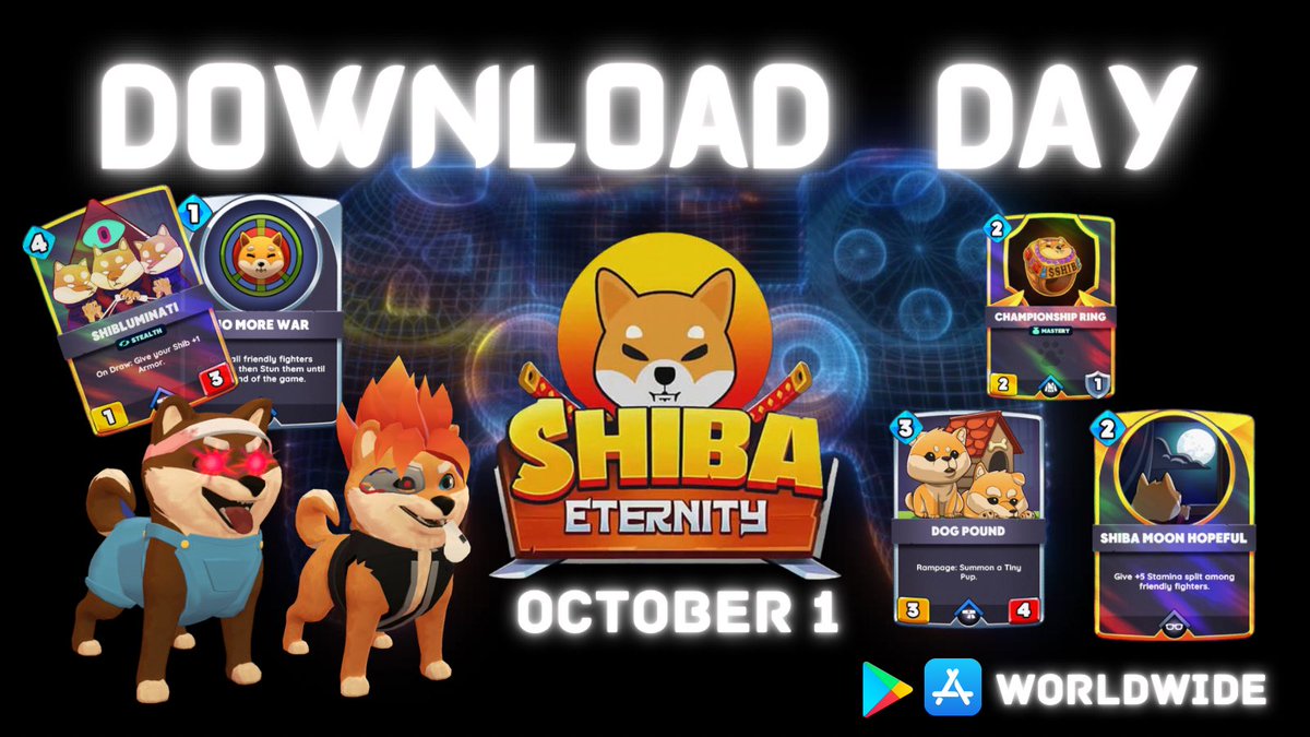 #SHIBARMY $SHIB $LEASH $BONE #SHIBAETERNITY
Three. Days. 👇