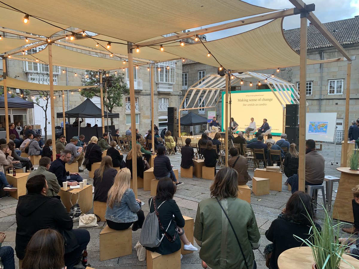 korimako_org's tweet photo. All conferences should be like this!      #placemakingweekEurope ❤️       @placemaking_eu @PlacemakingX @ThrivingComm https://t.co/KnZjdndWtZ