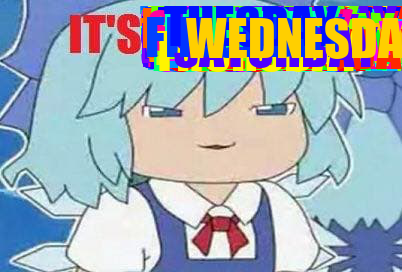 Cirno tells you what day it is tweet media