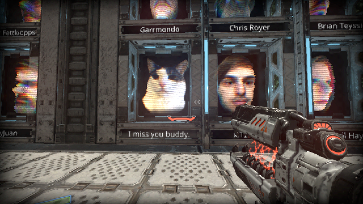 HiadTheLemur's tweet image. I went a place called Holoface Archive were you see the face of the backers and even the pets are included 🥹

#Prodeus #BoundingBoxSoftware