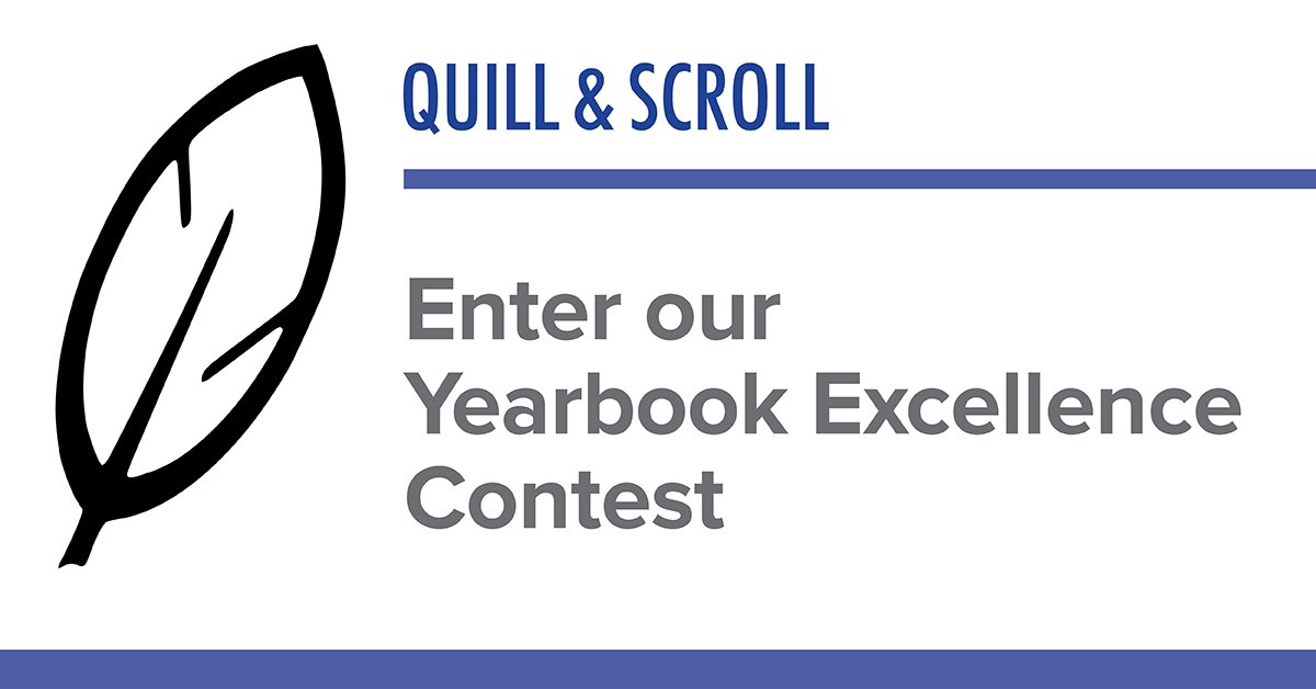 QuillandScroll's tweet photo. THE CLOCK HAS STARTED: Our Yearbook Excellence contest closes Oct. 10. Get your entries in today!
https://t.co/S7EEvrYSmg https://t.co/kVrIO9hqlf