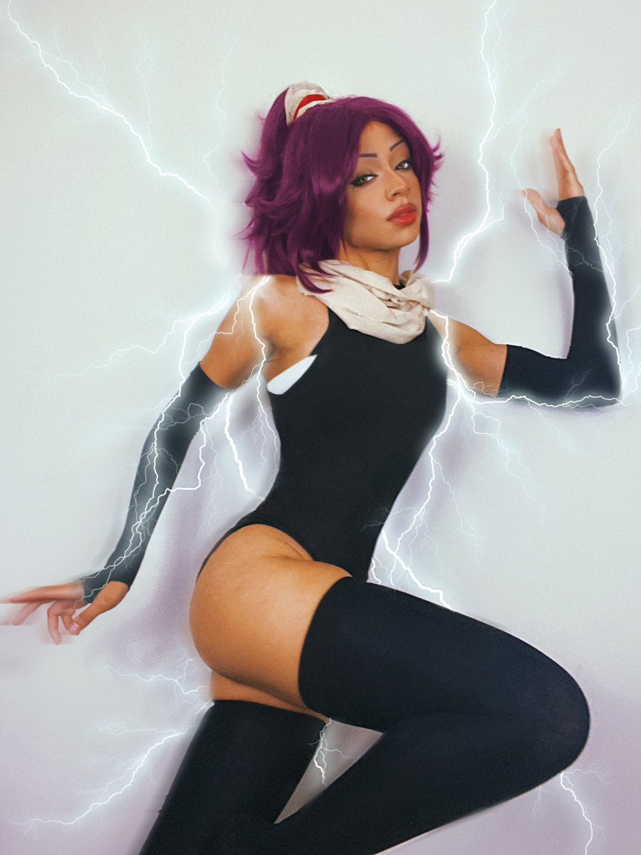 rinnegoddess's tweet image. The Flash Steppin Princess 
Yoruichi Shihouin ⚡️