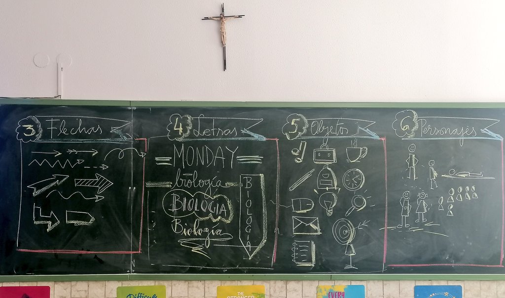 RYjara's tweet photo. Enseñando a los alumn@s de 1.ESO de @MaristasMalaga la técnica del #VisualThinkings.
Prometen hacer verdaderas obras de arte. ¡Encantada con ell@s!. #AprendeDibujando 😍😍😍
#masqueaulas https://t.co/LCeqDs6O5C