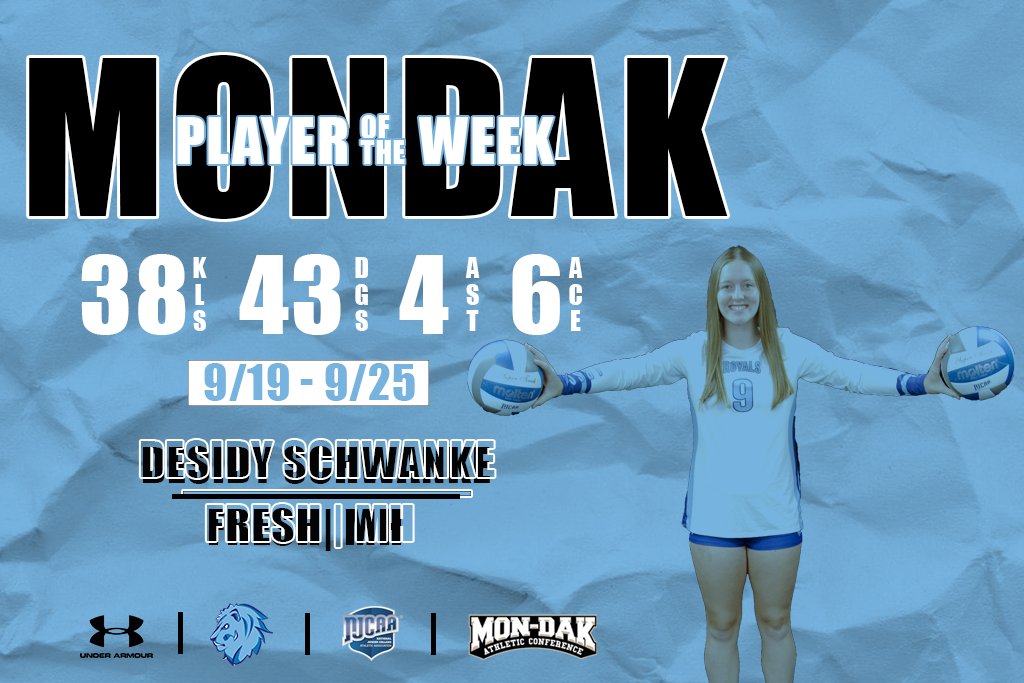 LRSCroyals's tweet photo. Desidy Schwanke is your MonDak Conference Player of the Week...Congrats Desidy!
#RoyalsFamily #LR4Life https://t.co/dXjxpXq6DU