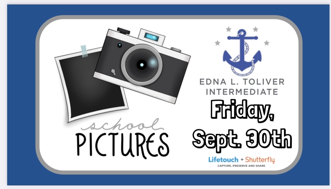 EdnaLToliver's tweet photo. Mark these events! Picture day is THIS Friday and Fall Break is next week, No School 10/3-7! https://t.co/23BsZgPlFE