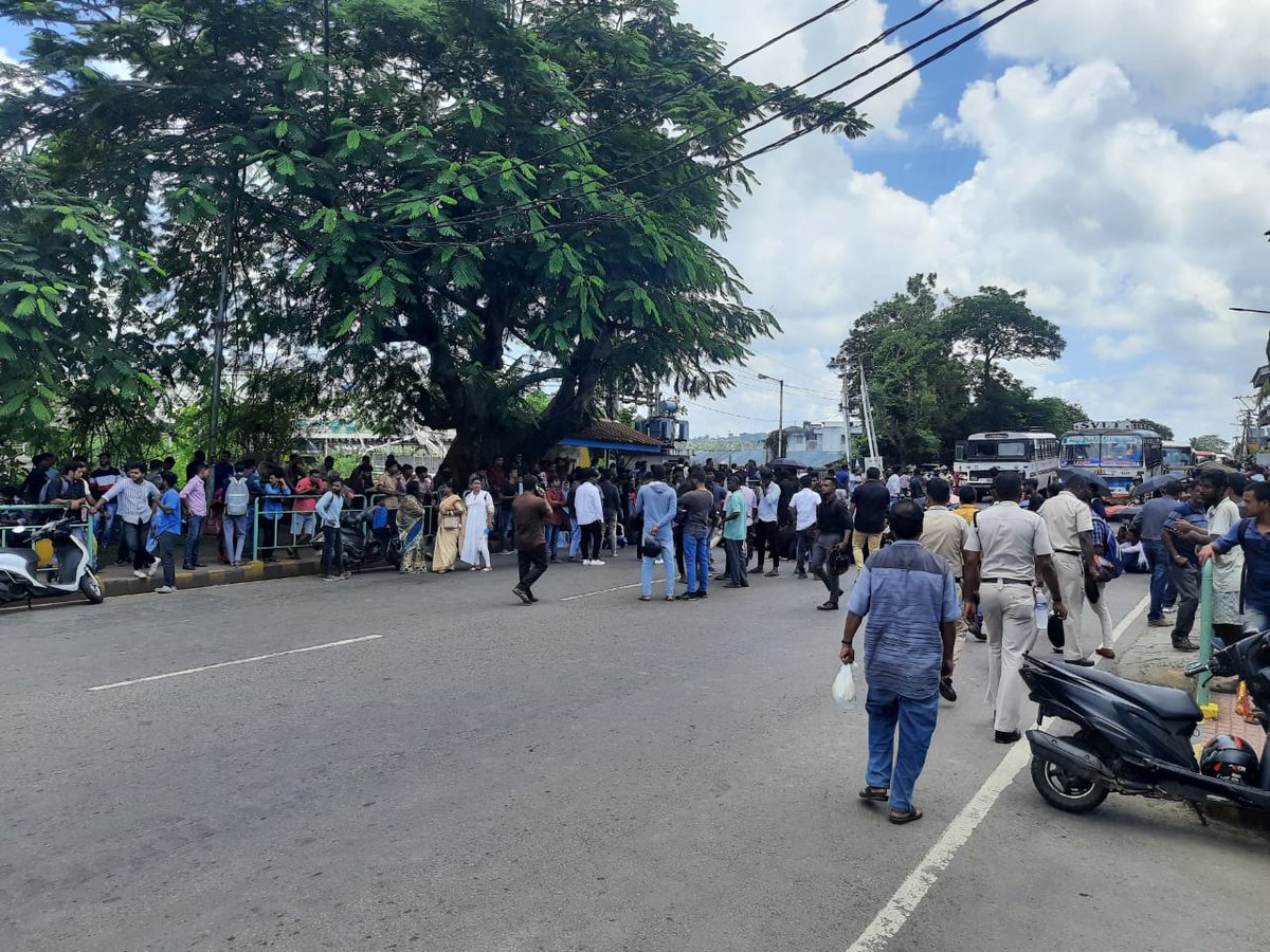 On behalf of ABVP I strongly condemn impermissible action by A&amp;N Administration on protesting students of DBRAIT. Students are highly injured by the effect of tear gas &amp; water cannon used by <a href="/AndamanPolice/">Andaman & Nicobar Police</a> .
All detained students should be released with immediate effect !