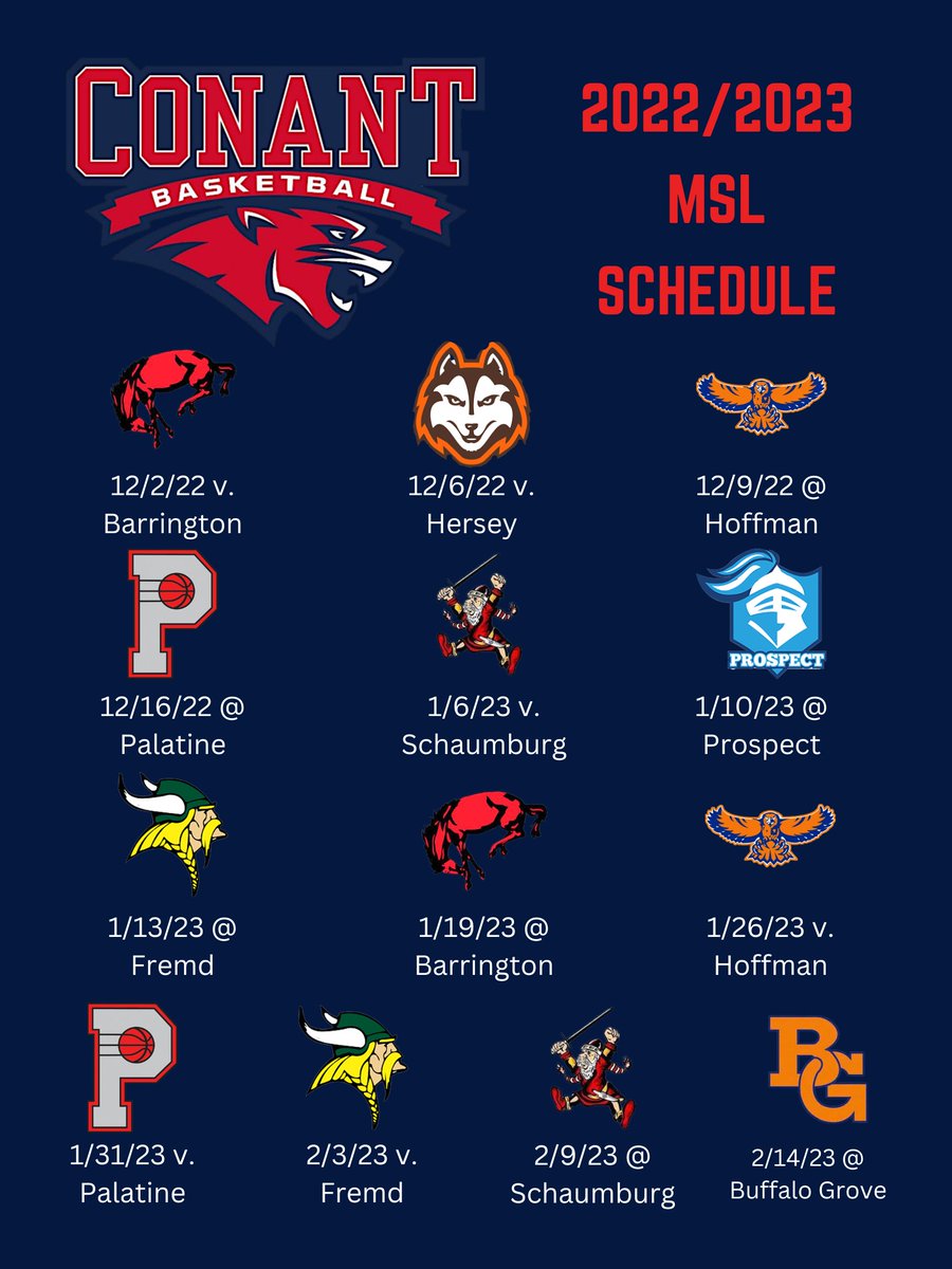 Conant Basketball tweet media
