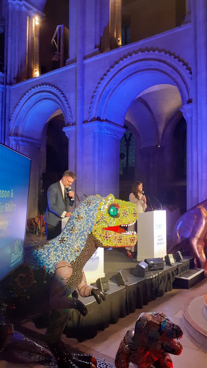 Tonight's acclaimed auctioneers <a href="/natasharadio/">Natasha Raskin Sharp</a> &amp; <a href="/HansonsAuctions/">Charles Hanson</a> are about to start! Claws are crossed that we find some T.riffic homes for these beautiful works of art &amp; life-changing funds raised for the young people at <a href="/break_charity/">Break</a>. Watch live: bit.ly/3C3RlWJ