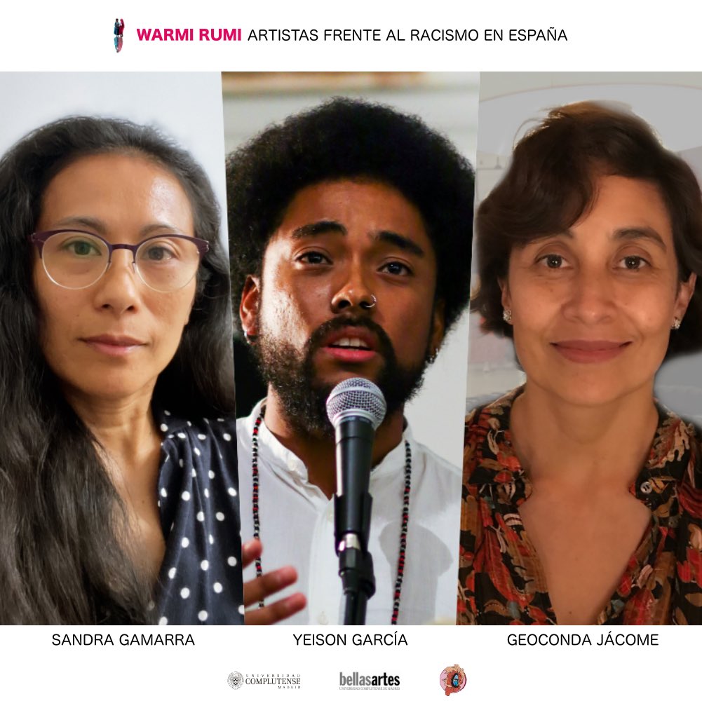 Listas para la mesa de debate de Warmi Rumi artistas contra el racismo en España, este miércoles 5 de octubre a las 12 hs Facultad de Bellas Artes de la UCM.
<a href="/unicomplutense/">Complutense</a> <a href="/culturacomplu/">Cultura Complutense</a> <a href="/bbaaculturaUCM/">bellasartesUCM</a>