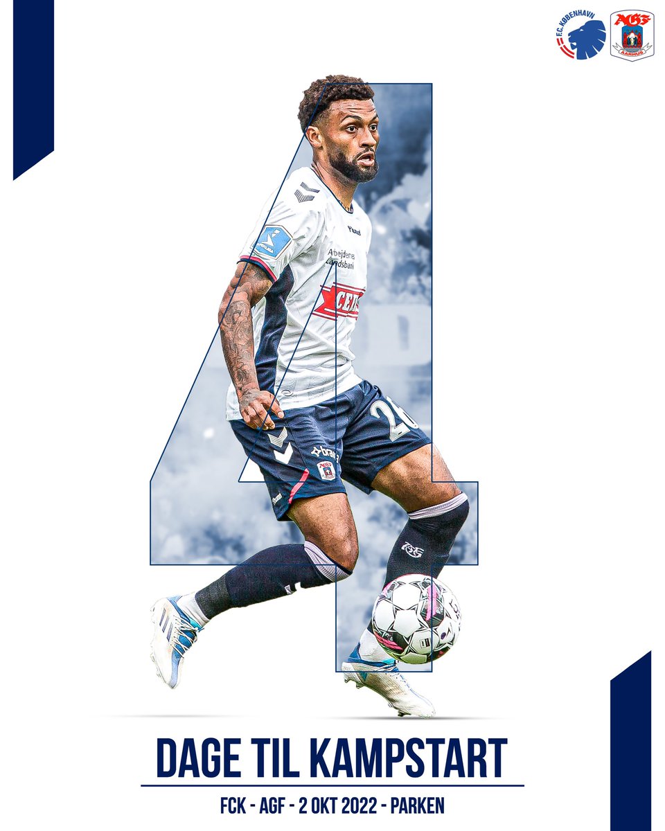 4 dage til kampstart i Parken, ses vi til et brag af en fodboldkamp?!🔥😍⚪️🔵
#ksdh #agf #sldk #aarhus #ultratwitteragf <a href="/Anthonydalberto/">Anthony D’Alberto</a>