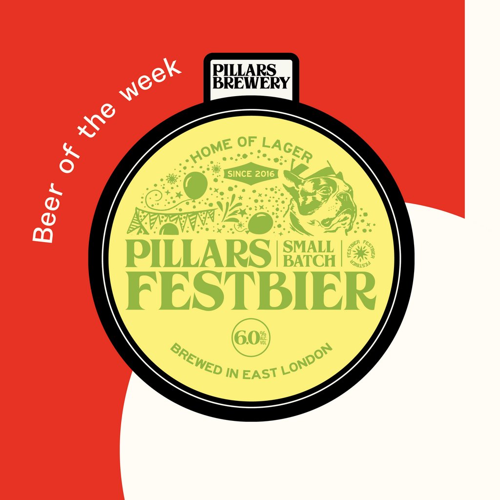 draughtdrop's tweet photo. On tap this week is @pillarsbrewery with their 6% Festbier 🥨🍻

This specialist craft lager brewery based in Walthamstow was established in 2016. They are a team of family and close friends, driven by a mutual love of lager. Are you a lager lover? ❣️ https://t.co/W4tBcyv1UK