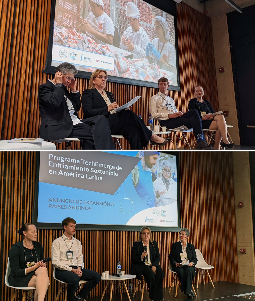 IFC_LAC's tweet photo. IFC reconoció a las empresas participantes del programa #TechEmerge de Enfriamiento Sostenible en #AmLat, el cual está acelerando la innovación para hacer los sistemas de enfriamiento más eficientes y sostenibles en #Colombia 🇨🇴 y #México 🇲🇽. https://t.co/HhAcvE7xrF
