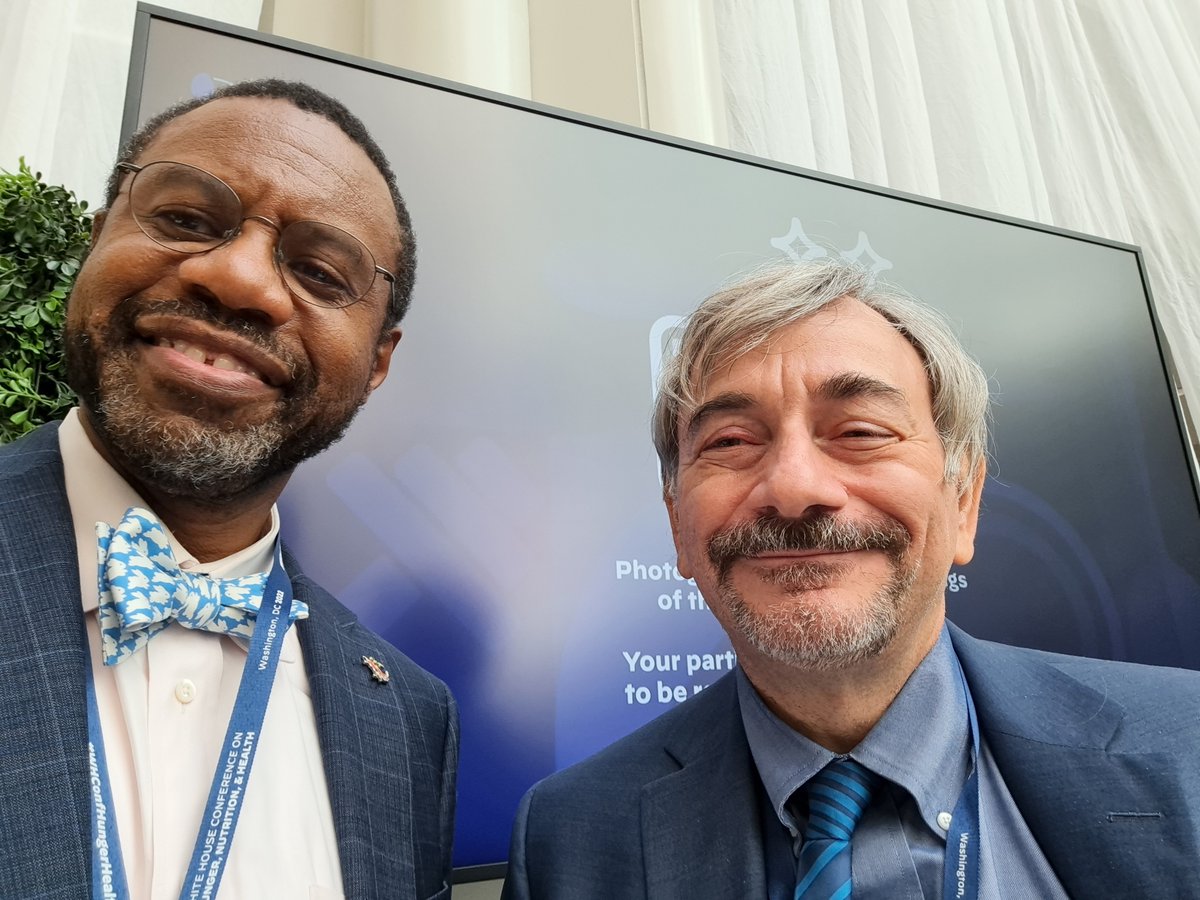 TheBowTieSpeaks's tweet photo. With @Joelsberg the CEO of @HungerFreeUSA at the #WHConfHungerHealth
#ReadyToAdvocate
@MarylandHunger @fractweets https://t.co/CRQAT4bIxm
