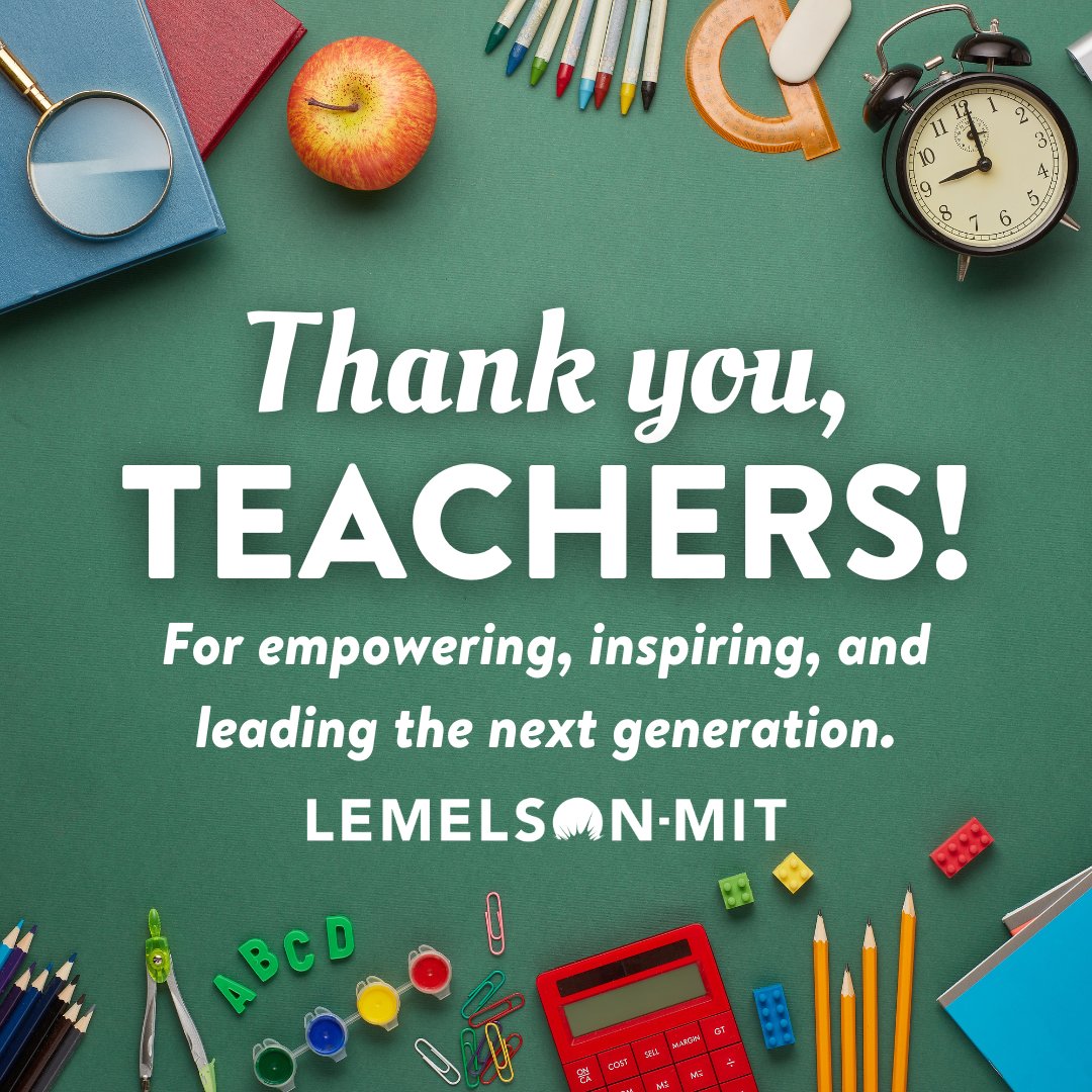 Thank you, teachers! You are the foundation of our society and play a key role in the development of our future. We appreciate you and are rooting for you every day!