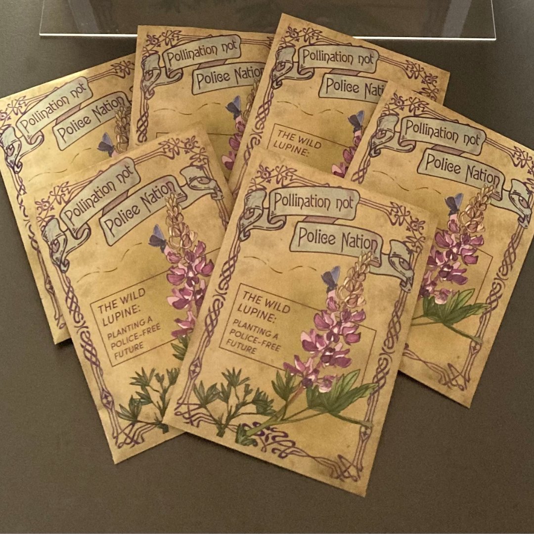 MPD_150's tweet photo. Creating a different future starts small. As the MPD150 collective sunsets, one of our final projects centers on the wild lupine as a metaphor for some abolitionist principles. 

More to come, but for now, here's more info + where/when to get a packet: https://t.co/2xvvqPe08X https://t.co/OjdHjwqJH7