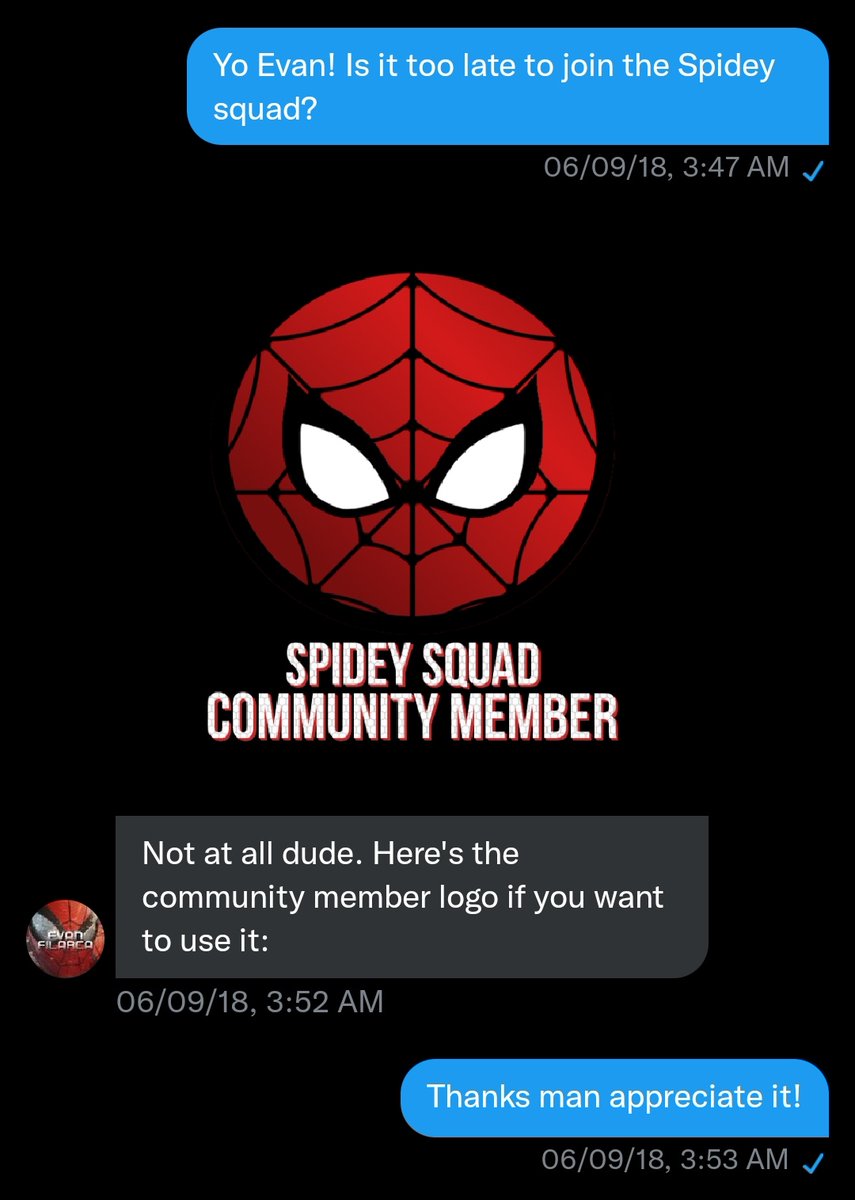 AElfigih's tweet image. When I got the OK from my pal @EvanFilarca to join the @spidey_squad, I have met the most Amazing, Spectacular &amp;amp; Sensational People on this platform! Happy Anniversary Web-Heads! ❤️🕷️❤️ #SpideySquadForever #SpideySquad