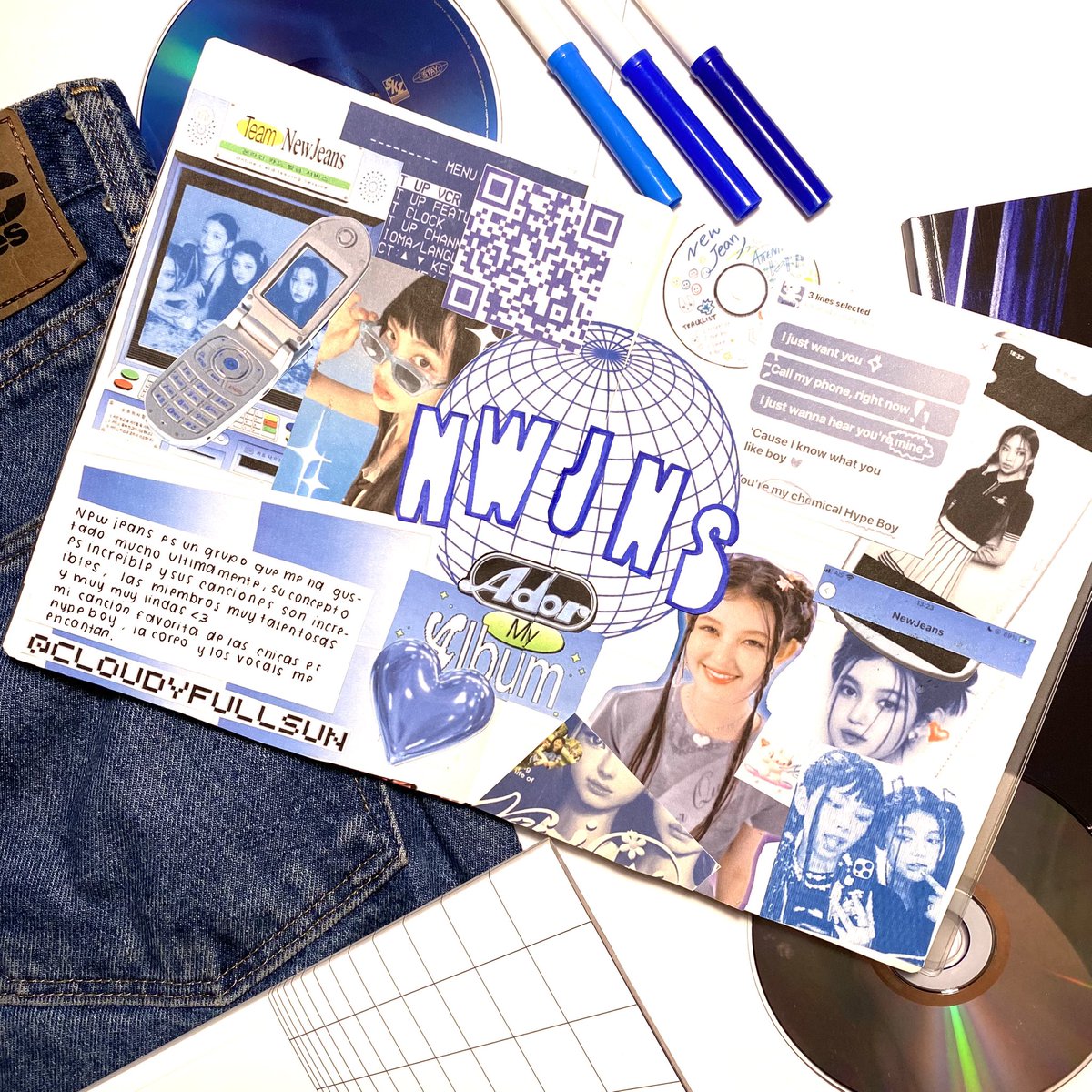 cloudyfullsun_'s tweet image. Journal new jeans ! 🌐
Desde hace mucho tiempo no subo nada por acá, así que un journal para no dejar abandonada esta cuenta &amp;gt;&amp;lt;! #NewJeans #DANIELLE #HYEIN #HANNI #HAERIN #MINJI