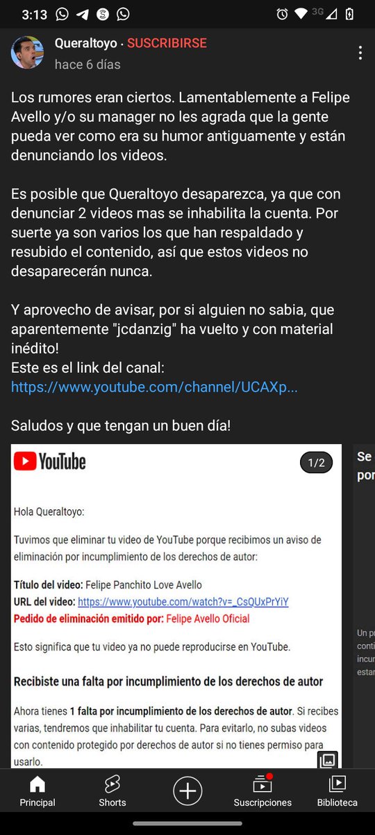 Será esto cierto? Si es asi que alguien respalde los vídeos de Avello en SQP! Son patrimonio del internet! #FelipeAvello <a href="/chilevision/">Chilevisión</a> <a href="/JPQueralto/">Juan Pablo Queraltó</a>