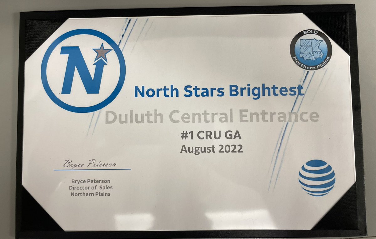 Visiting the top business store in the area today. Stop by #Duluth Central Entrance for all your AT&amp;T business needs. <a href="/SeabaughAmanda/">Amanda Seabaugh</a> <a href="/bpeterson407/">Bryce Peterson</a> <a href="/csmichaelson/">Craig Michaelson</a>