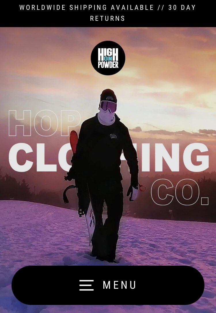 Get ready for winter at highonpowder.com ❄️