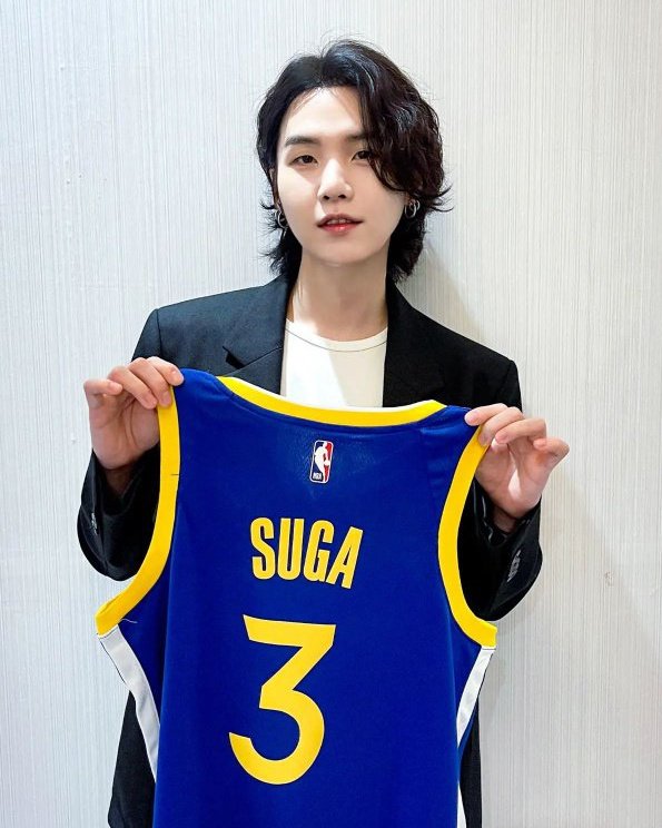 SUGA BTS Golden State Warriors